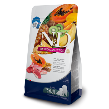 Farmina N&D Tropical Canine Lamb & Tropical Fruits Puppy Med/Maxi 10kg